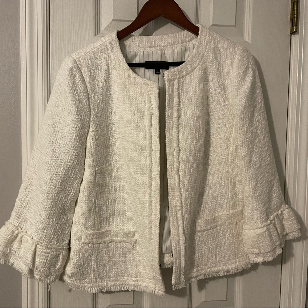 Women’s off white/cream blazer- size 12- Talbots